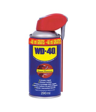 WD40 Sbloccante lubrificante con spray doppia posizione ml..250+40 GRATIS